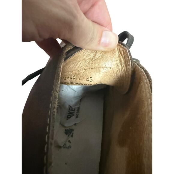 Birkenstock Harris Brown Leather Chukka Desert Boots Men’s Size 12 - Picture 7 of 10